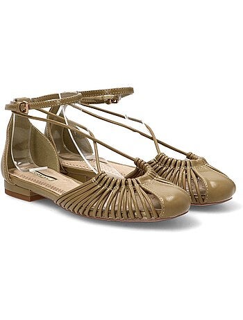 Sandalia Diario Mujer Suela Plana - Luna Trend