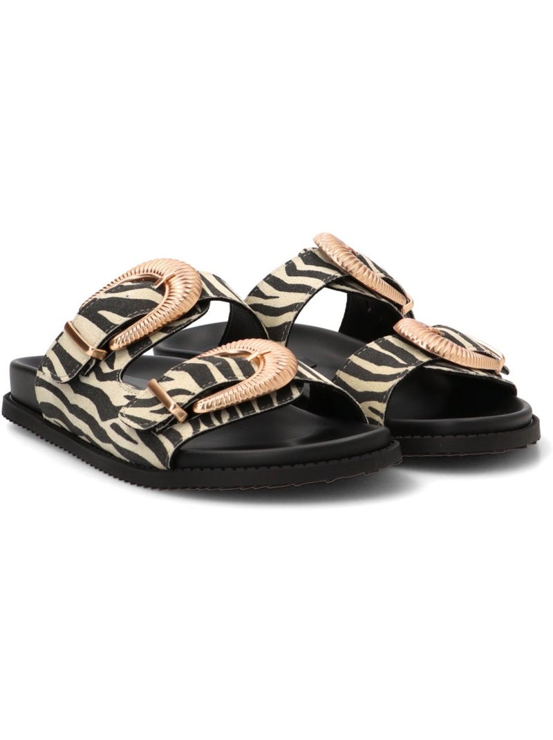 Sandalia Diario Mujer Suela Plana - Mustang Multicolor - Kiabi