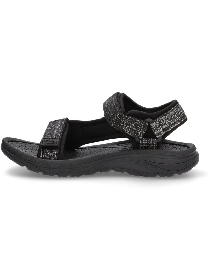 Sandalia Diario Mujer Suela Plana - Mustang Negro - Kiabi