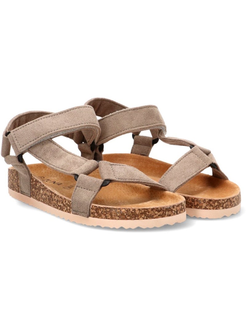 Sandalia Diario Mujer Suela Plana - Stay Beige - Kiabi