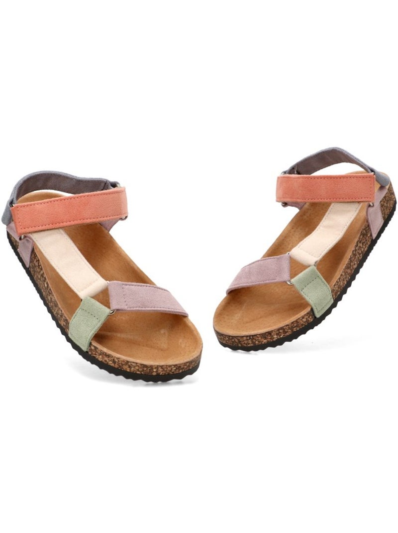 Sandalia Diario Mujer Suela Plana - Stay Multicolor - Kiabi