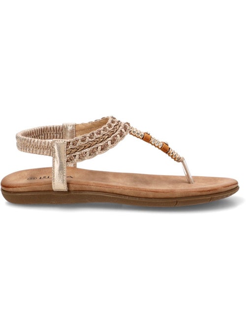 Sandalia Diario Mujer Suela Plana - Stay - Kiabi Sandalia Diario Mujer Suela Plana - Stay - Kiabi