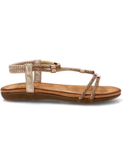Sandalia Diario Mujer Suela Plana - Stay - Kiabi Sandalia Diario Mujer Suela Plana - Stay - Kiabi