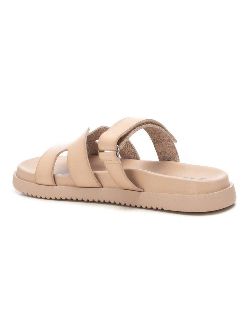 Sandalia Diario Mujer Suela Plana - Xti Beige - Kiabi