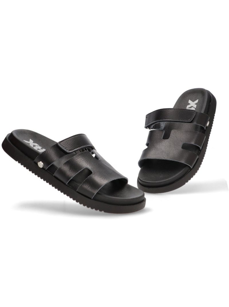 Sandalia Diario Mujer Suela Plana - Xti Negro - Kiabi