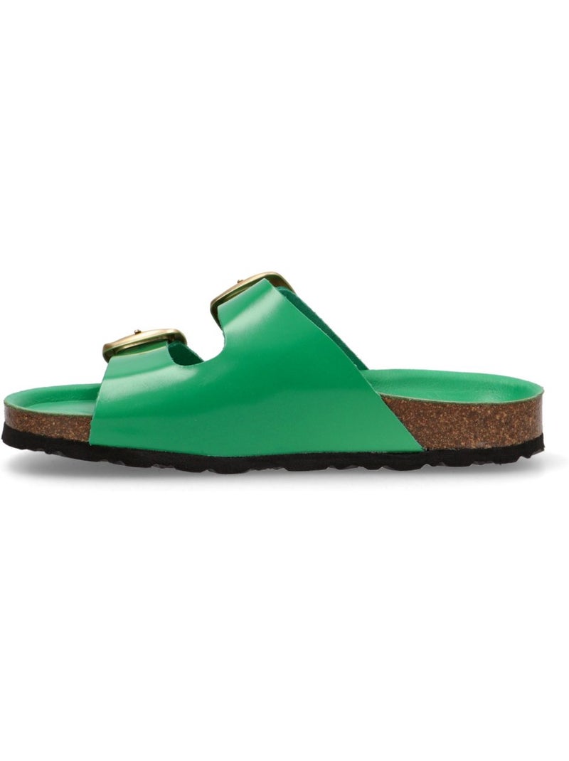 Sandalia Diario Mujer Suela Plana - Yokono Verde - Kiabi