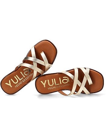 Sandalia Diario Mujer Suela Plana - Yulia Cñ