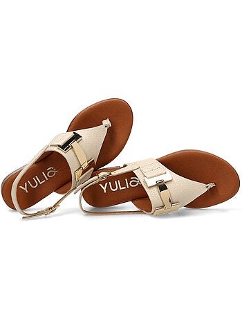 Sandalia Diario Mujer Suela Plana - Yulia Sd