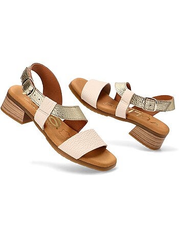 Sandalia Diario Mujer Tacón Medio - Yulia Cñ