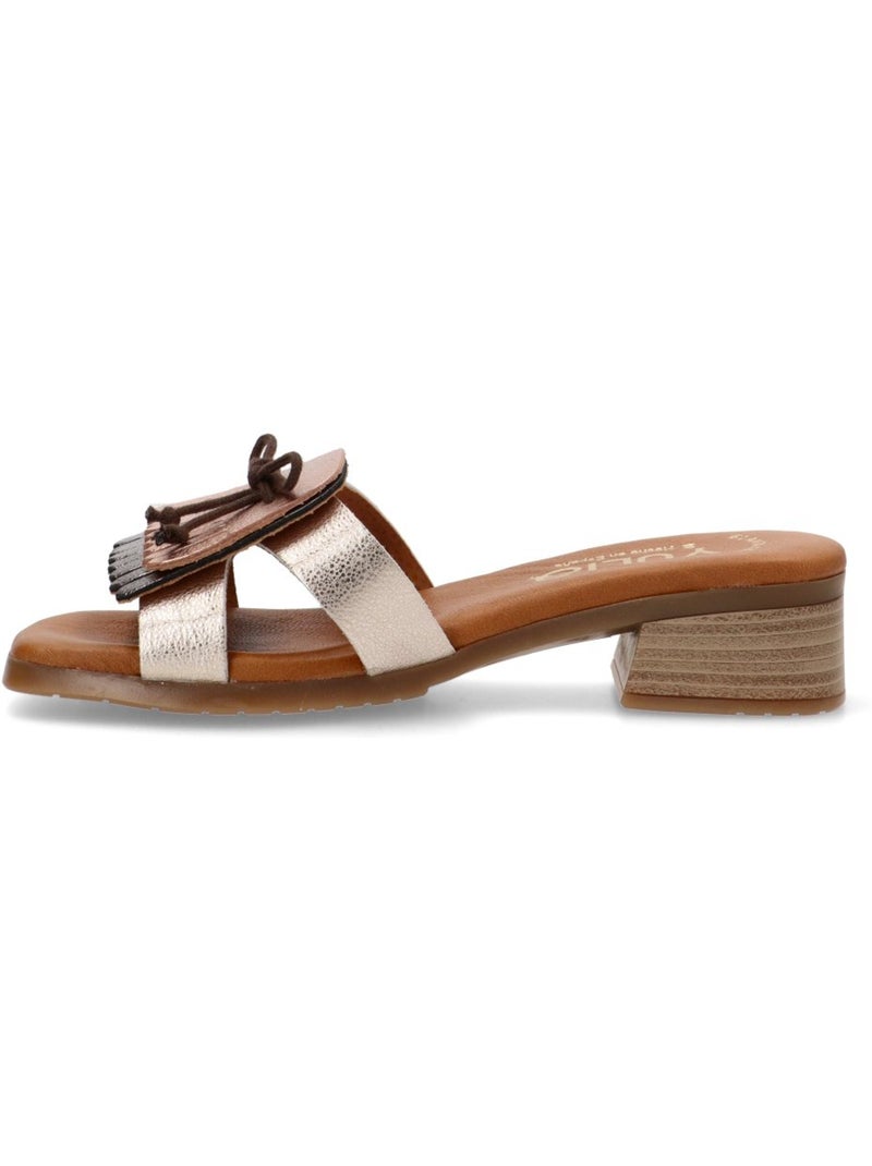 Sandalia diario mujer tacón medio - yulia Multicolor - Kiabi