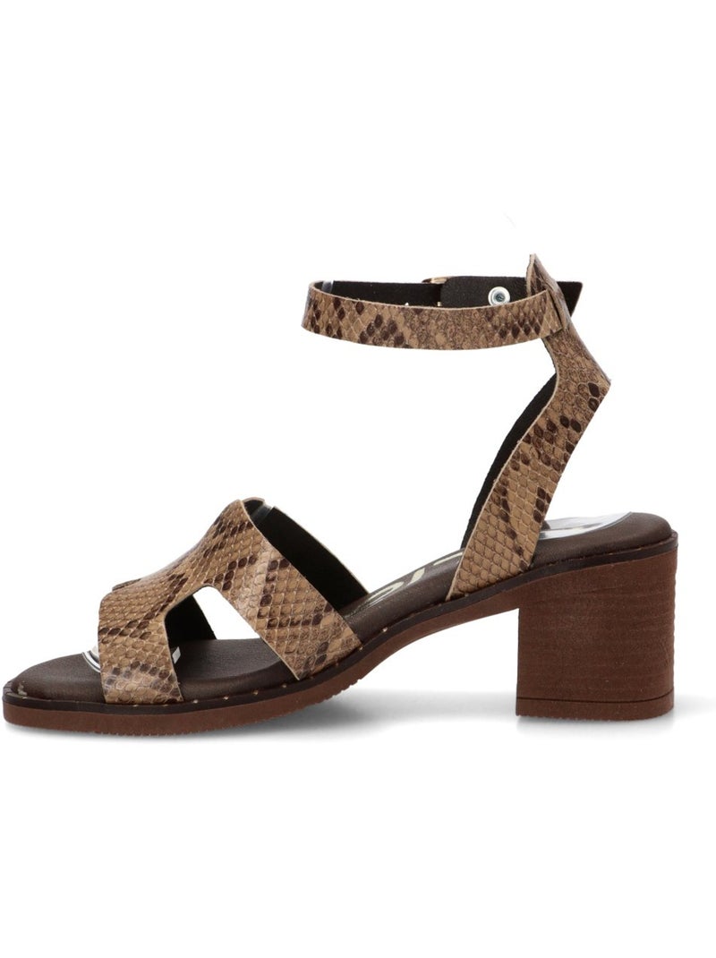 Sandalia diario mujer tacón medio - yulia Multicolor - Kiabi