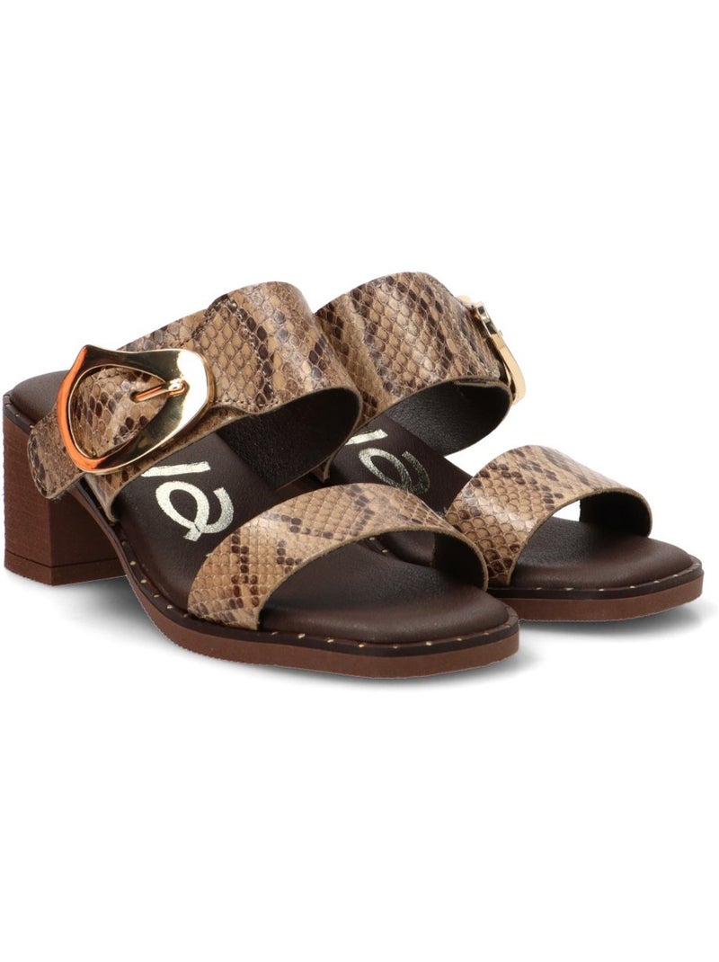 Sandalia diario mujer tacón medio - yulia Multicolor - Kiabi