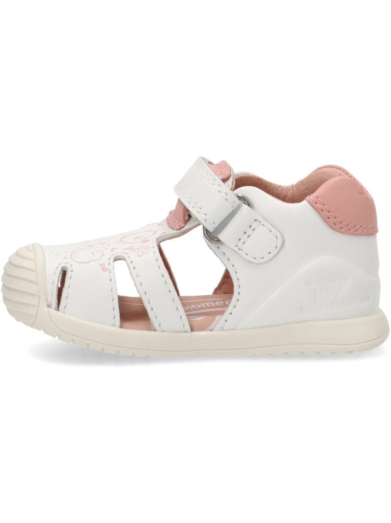 Sandalia Diario Niña Suela Plana - Biomecanics Blanco - Kiabi
