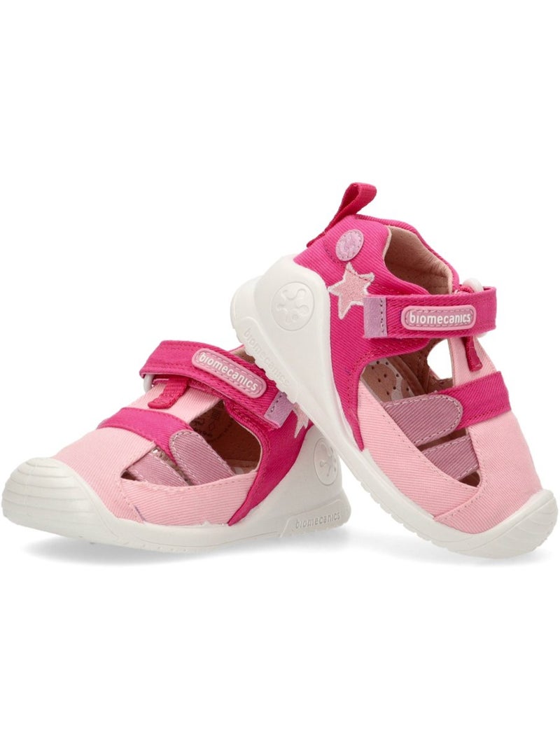 Sandalia Diario Niña Suela Plana - Biomecanics Rosa - Kiabi