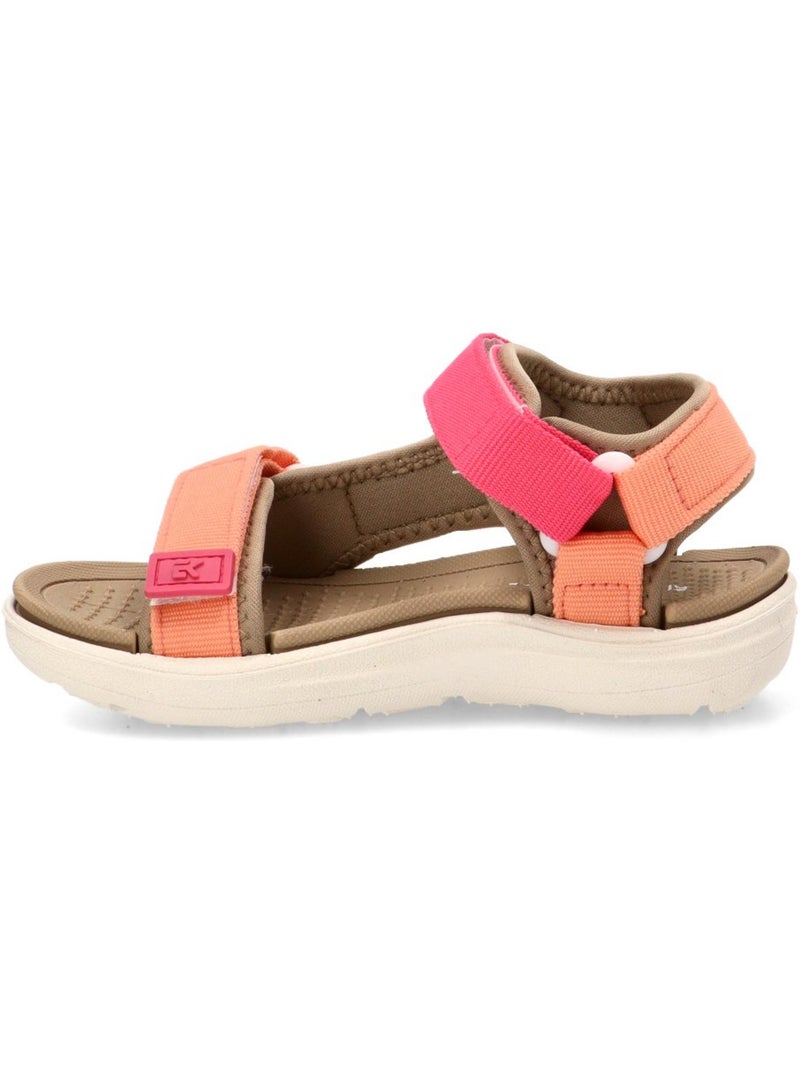 Sandalia Diario Niña Suela Plana - Etika Beige - Kiabi