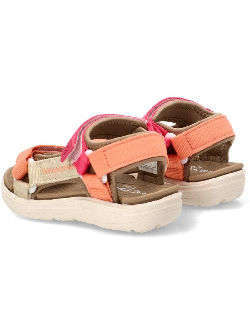 Sandalia Diario Niña Suela Plana - Etika Beige - Kiabi