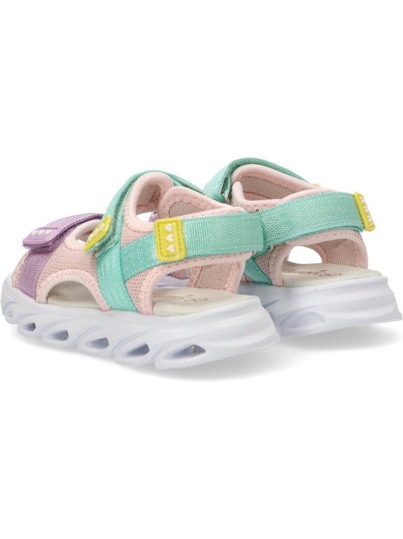 Sandalia diario niña suela plana - luna kids Multicolor - Kiabi