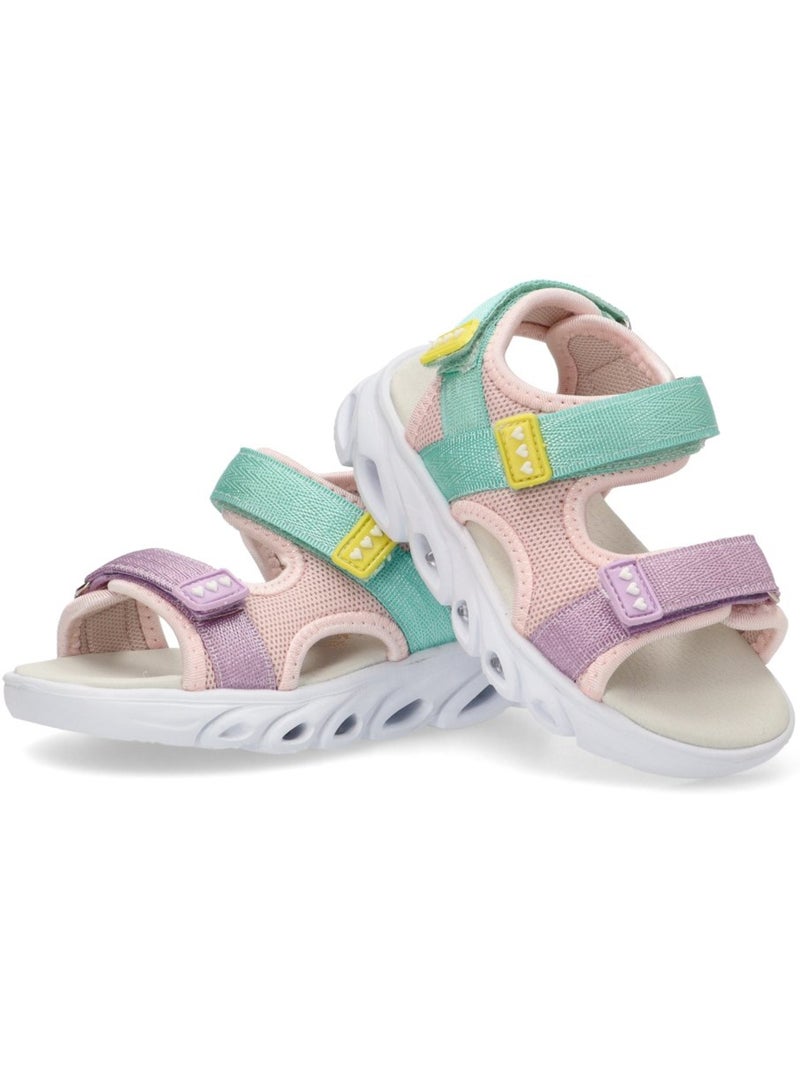 Sandalia diario niña suela plana - luna kids Multicolor - Kiabi