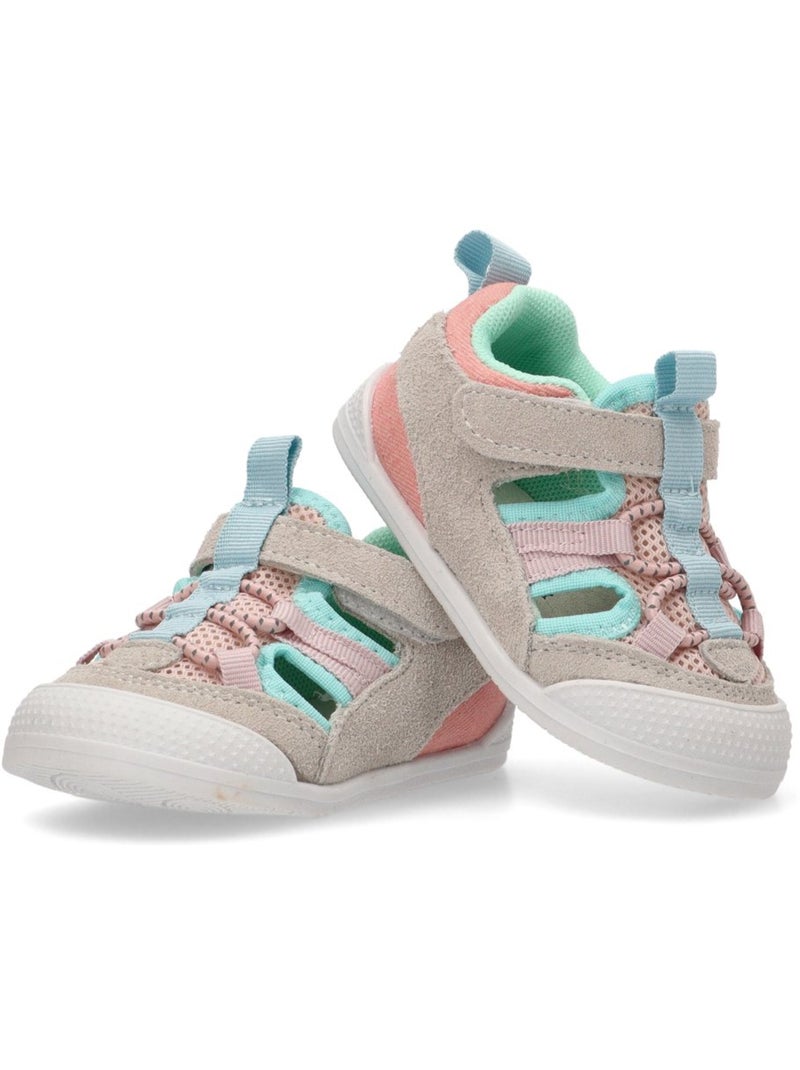 Sandalia Diario Niña Suela Plana - Luna Kids Rosa - Kiabi