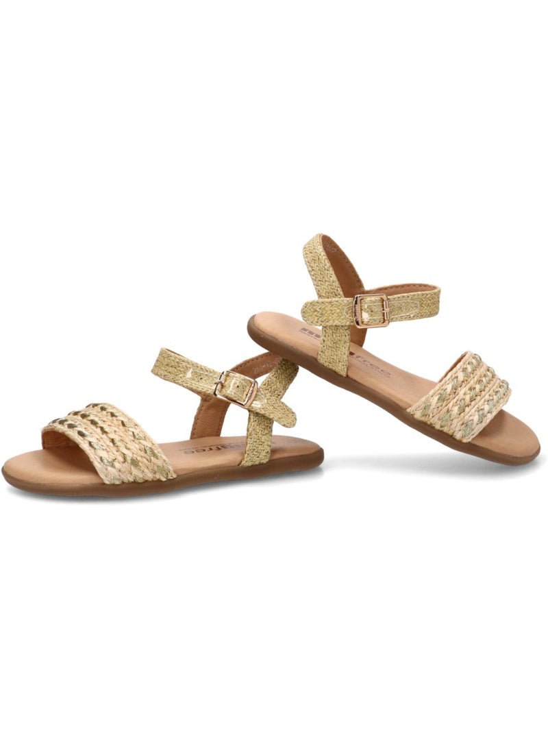 Sandalia Diario Niña Suela Plana - Mustang Kids Beige - Kiabi