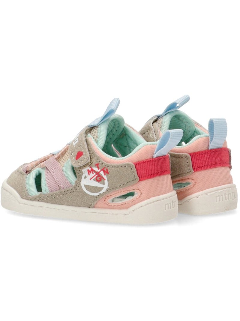Sandalia Diario Niña Suela Plana - Mustang Kids Gris - Kiabi