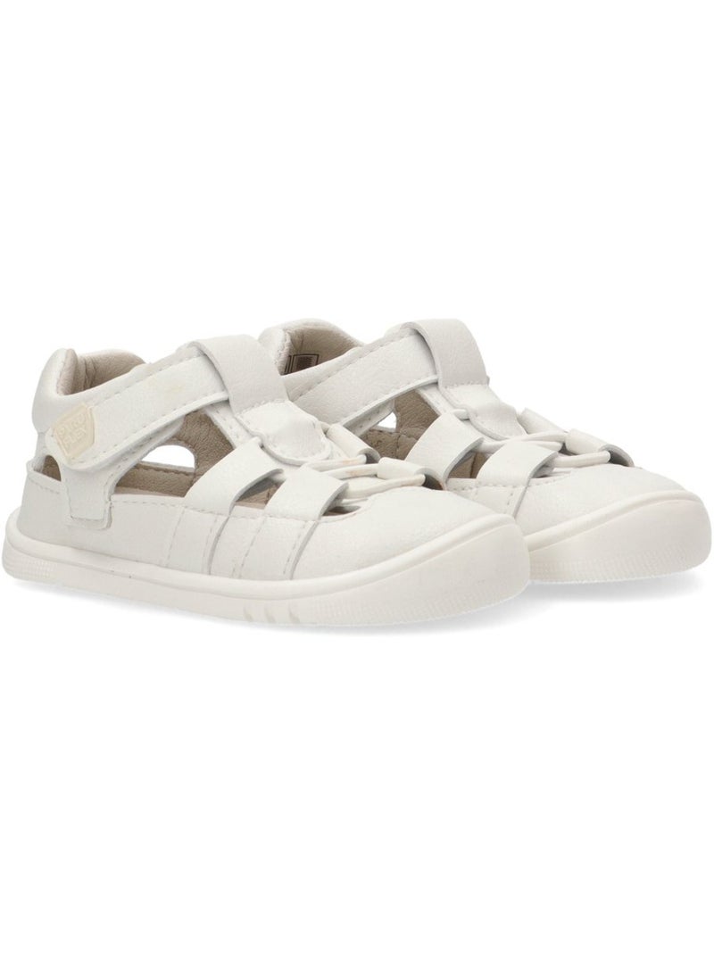 Sandalia Diario Niña Suela Plana - Piruflex Blanco - Kiabi