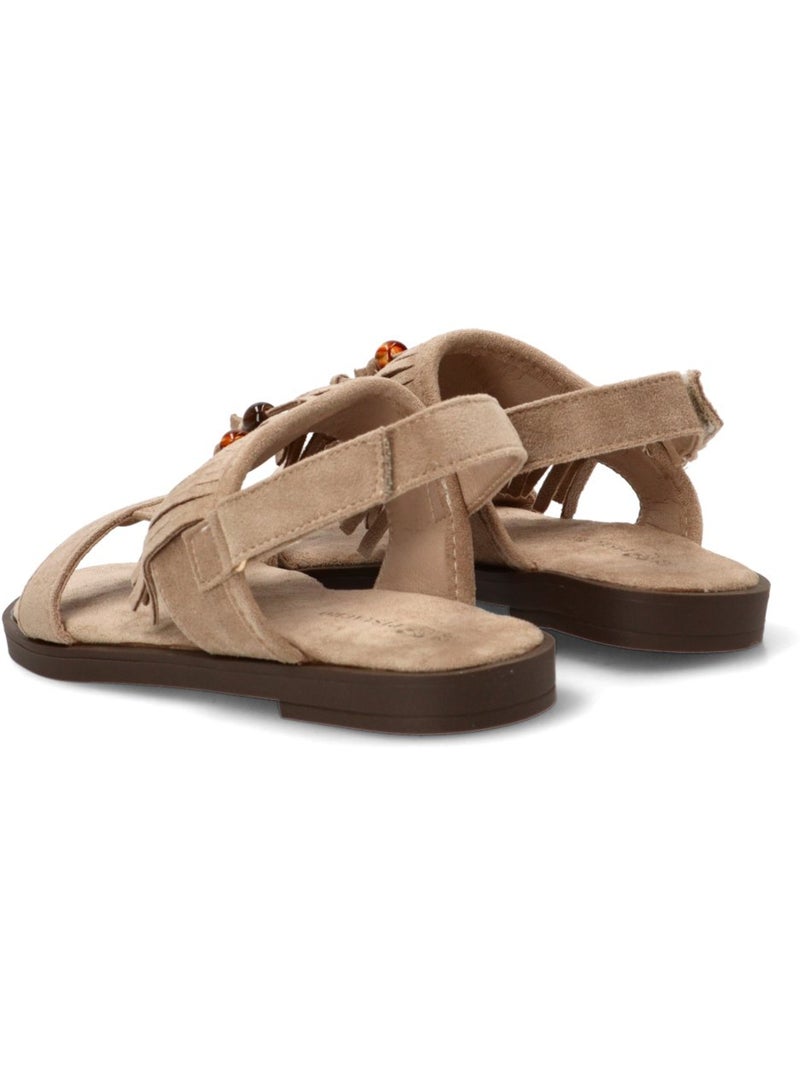 Sandalia Diario Niña Suela Plana - Pistacho Beige - Kiabi