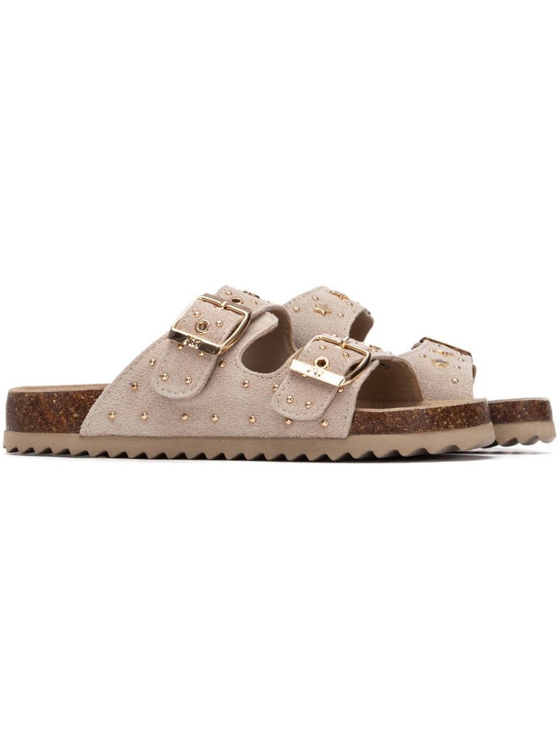 Sandalia Diario Niña Suela Plana - Xti Kids Beige - Kiabi