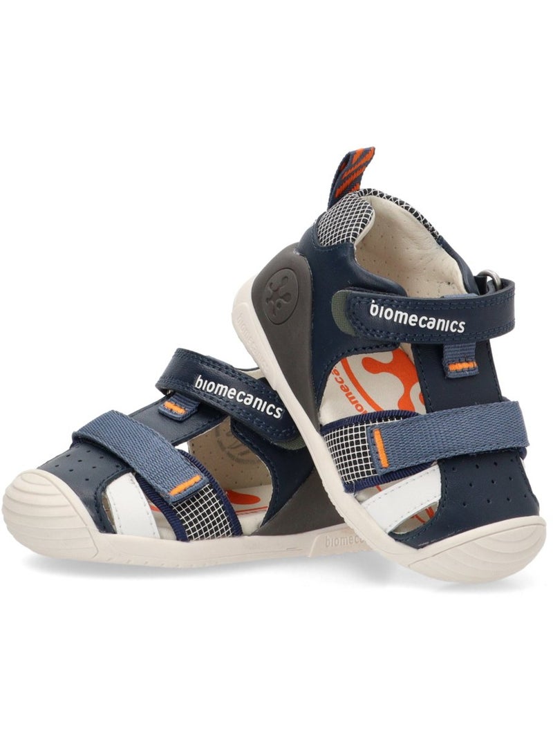 Sandalia Diario Niño Suela Plana - Biomecanics Azul - Kiabi