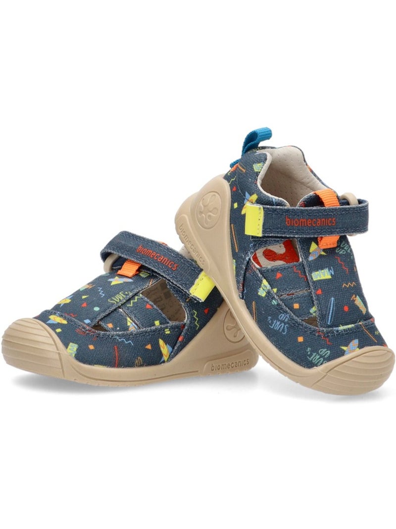 Sandalia Diario Niño Suela Plana - Biomecanics Azul - Kiabi