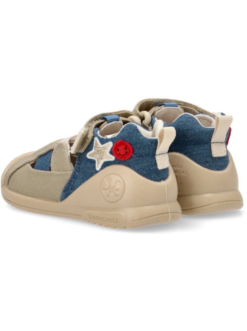 Sandalia Diario Niño Suela Plana - Biomecanics Beige - Kiabi