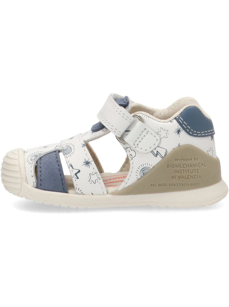 Sandalia Diario Niño Suela Plana - Biomecanics Blanco - Kiabi