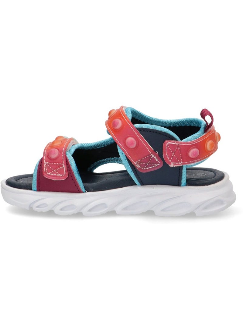 Sandalia Diario Niño Suela Plana - Conguitos Azul marino - Kiabi