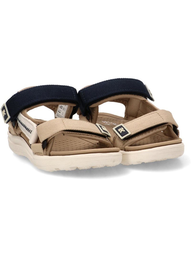 Sandalia Diario Niño Suela Plana - Etika Camel - Kiabi