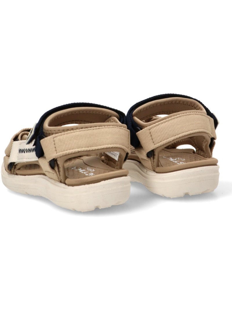 Sandalia Diario Niño Suela Plana - Etika Camel - Kiabi