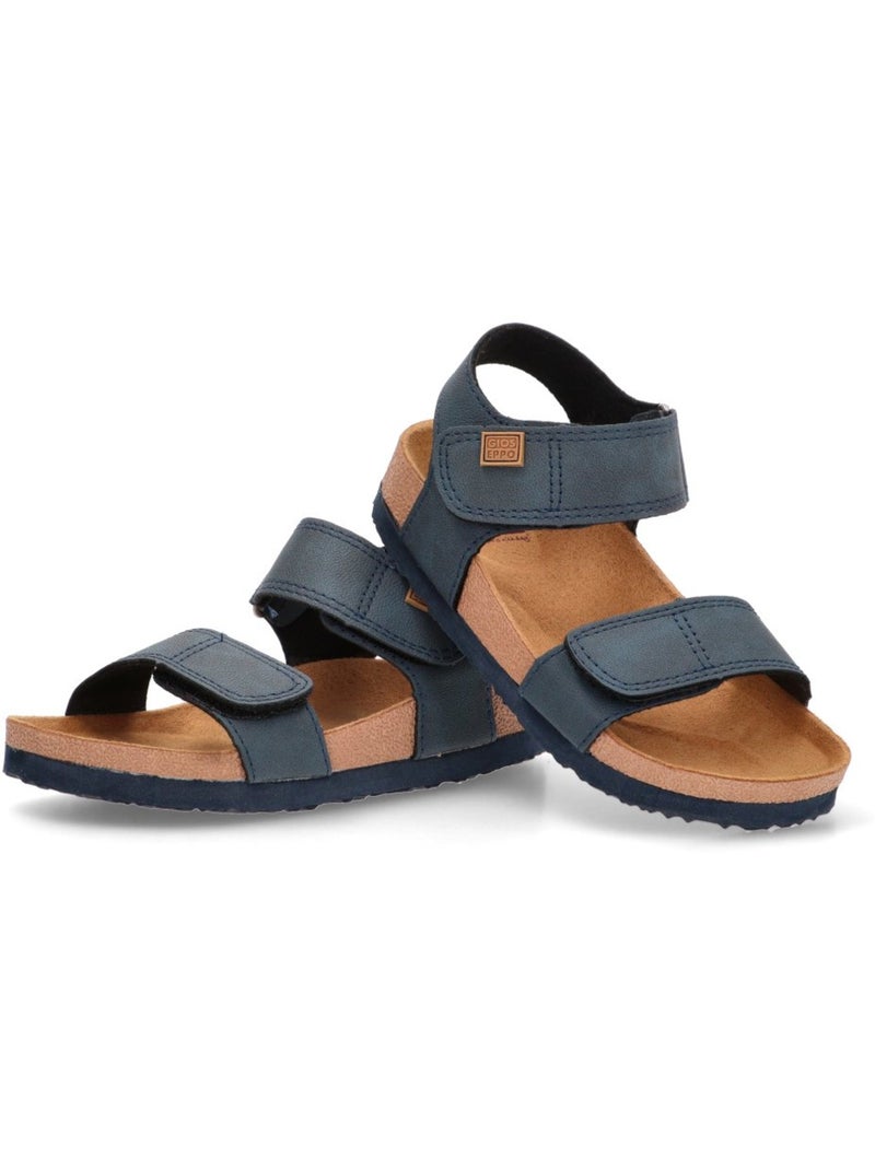 Sandalia Diario Niño Suela Plana - Gioseppo Azul marino - Kiabi