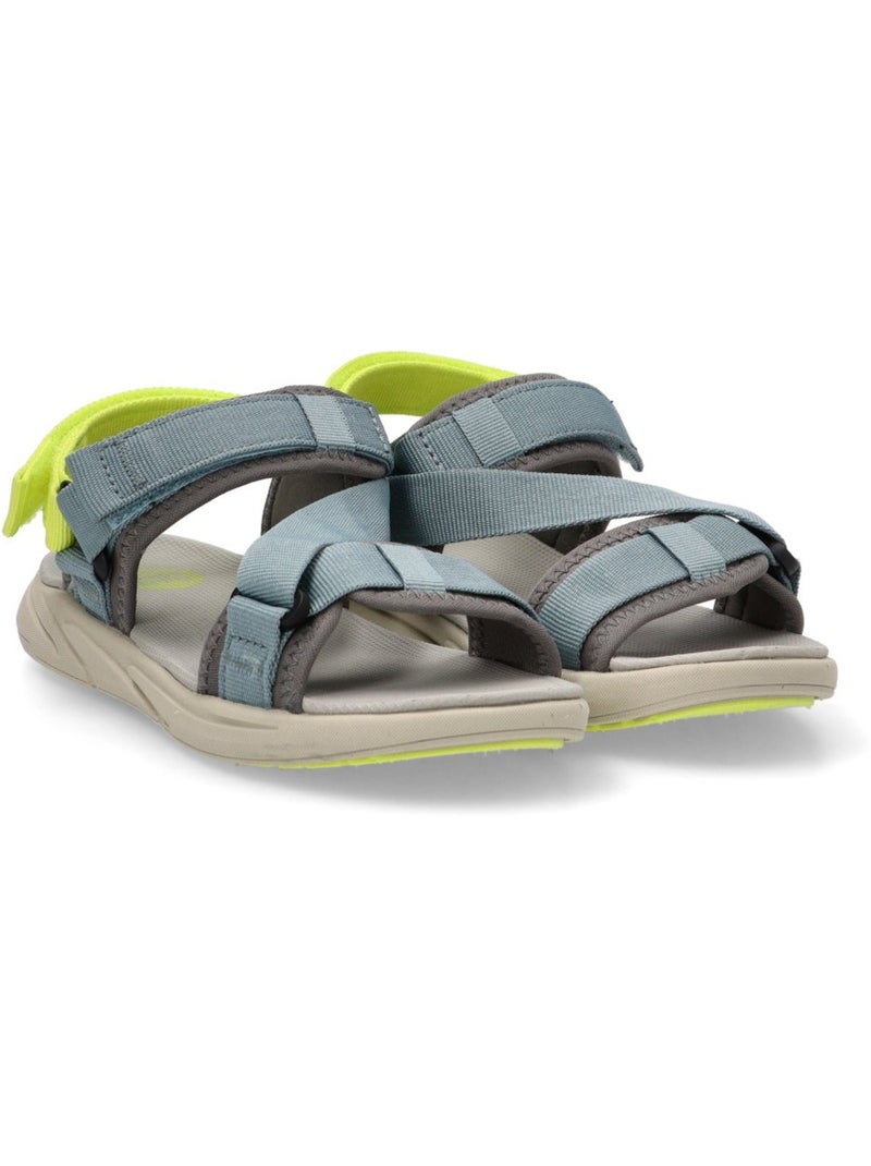 Sandalia Diario Niño Suela Plana - Gioseppo Azul vaquero - Kiabi