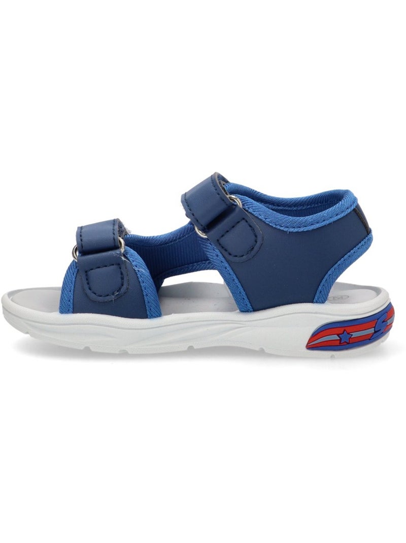 Sandalia Diario Niño Suela Plana - Leomil Azul - Kiabi