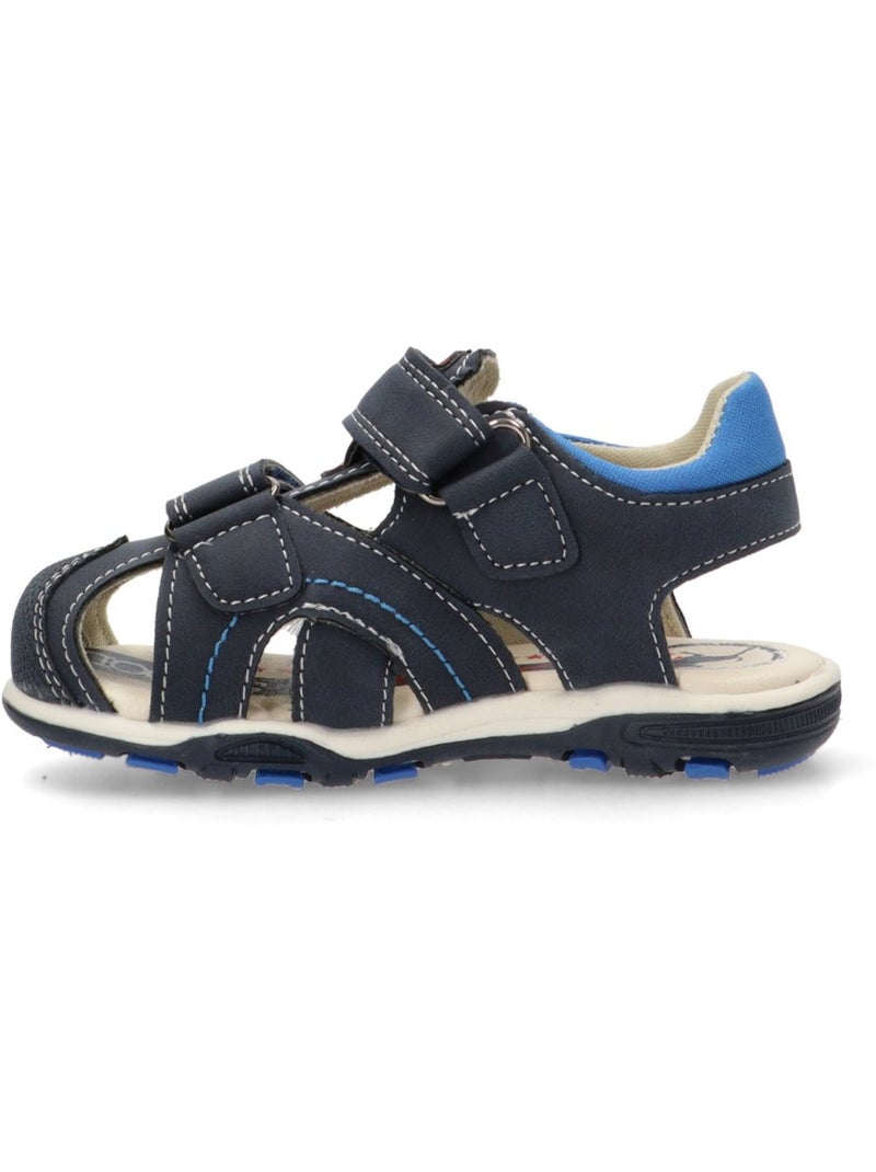 Sandalia Diario Niño Suela Plana - Lois Azul marino - Kiabi