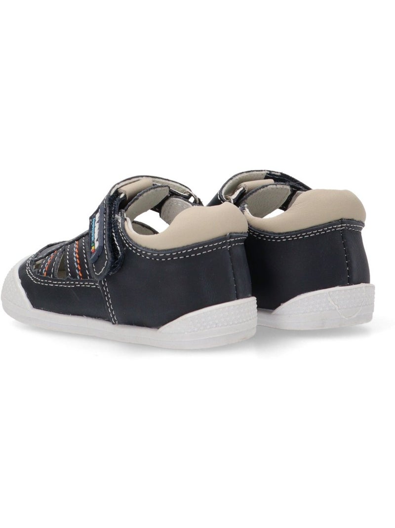 Sandalia Diario Niño Suela Plana - Luna Kids Azul marino - Kiabi