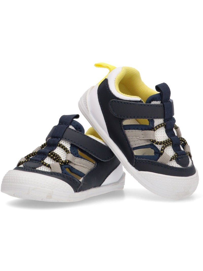 Sandalia Diario Niño Suela Plana - Luna Kids Azul marino - Kiabi