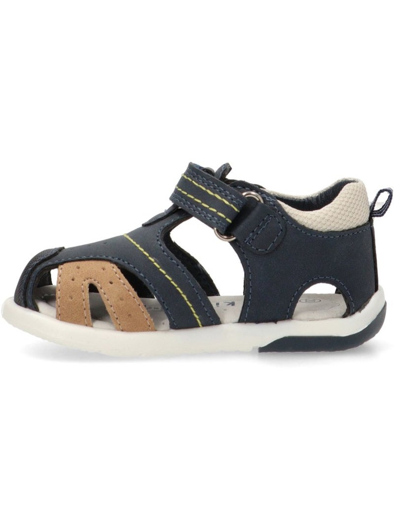 Sandalia Diario Niño Suela Plana - Luna Kids Azul marino - Kiabi