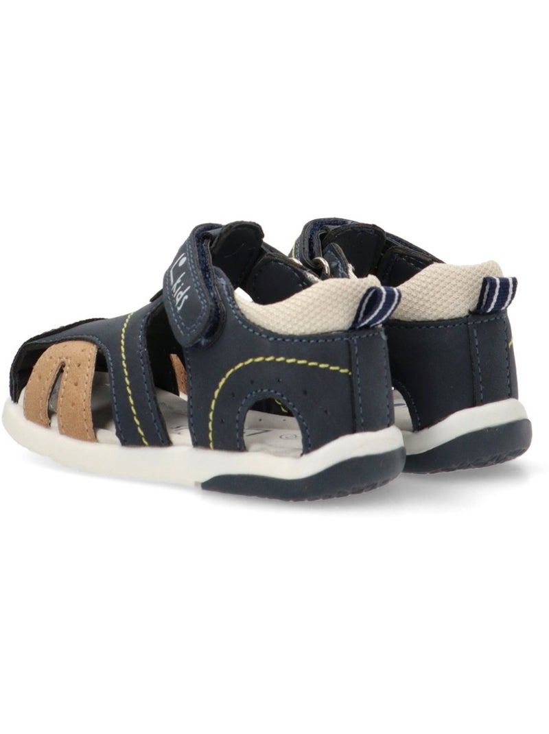 Sandalia Diario Niño Suela Plana - Luna Kids Azul marino - Kiabi