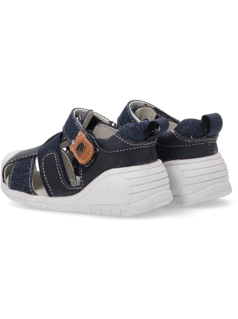 Sandalia Diario Niño Suela Plana - Luna Kids Azul marino - Kiabi