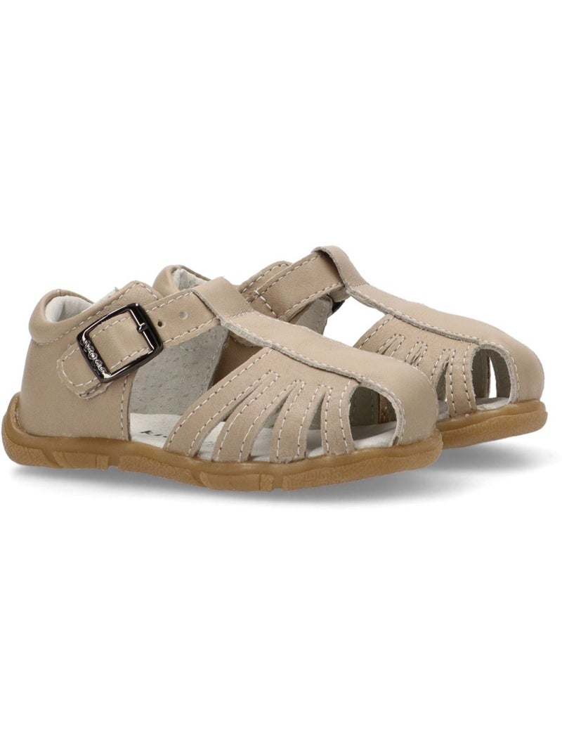 Sandalia Diario Niño Suela Plana - Luna Kids Beige - Kiabi
