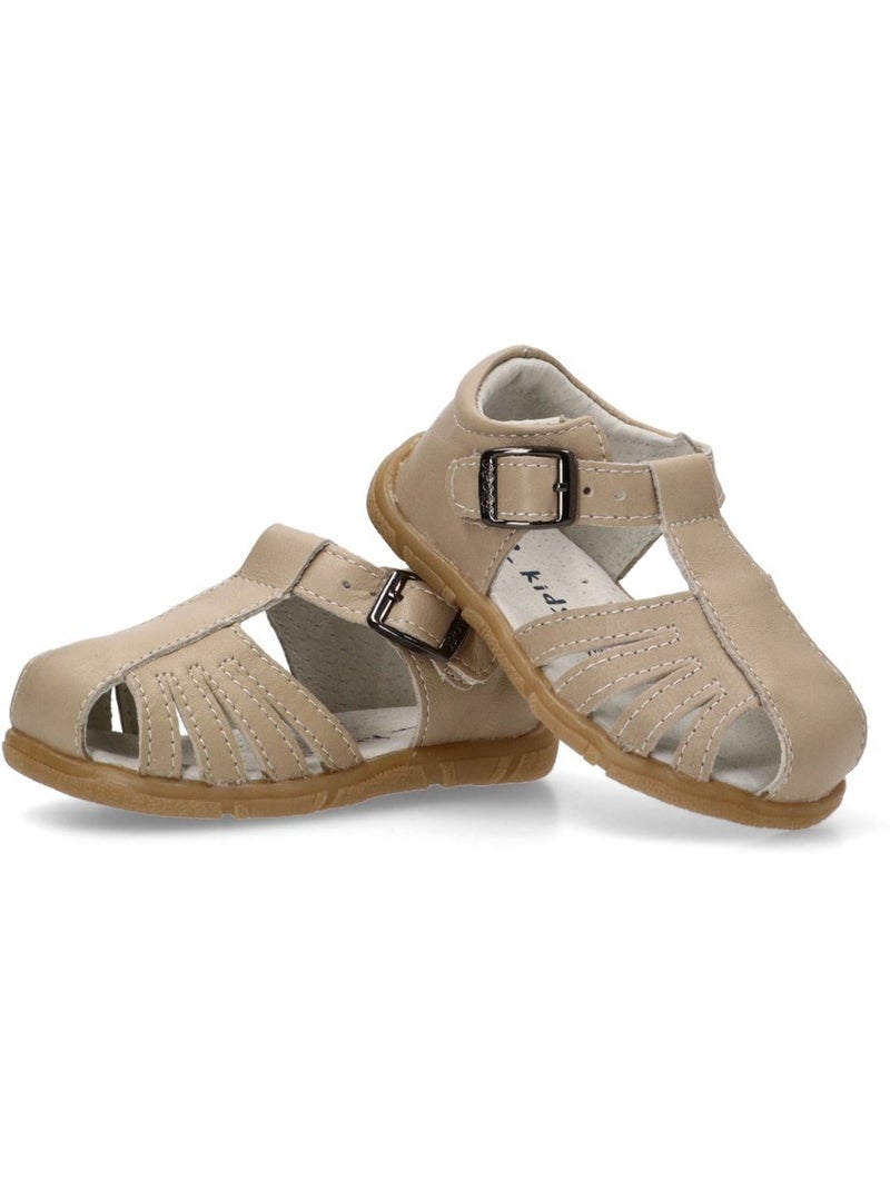 Sandalia Diario Niño Suela Plana - Luna Kids Beige - Kiabi