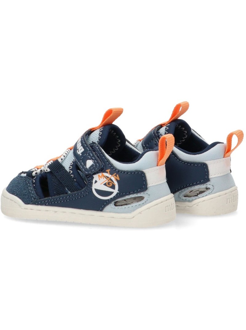 Sandalia Diario Niño Suela Plana - Mustang Kids Azul - Kiabi
