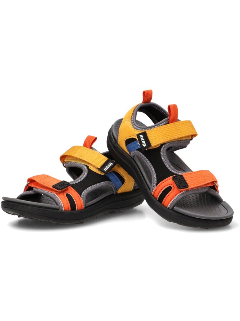 Sandalia Diario Niño Suela Plana - Mustang Kids Naranja - Kiabi