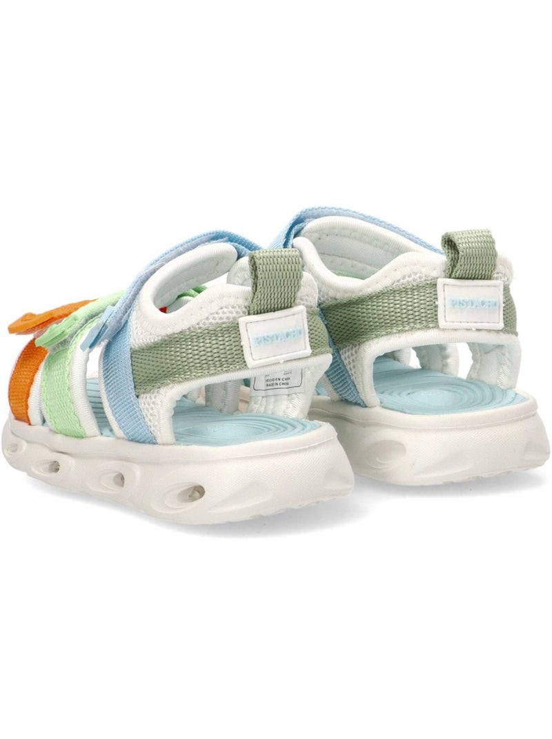 Sandalia Diario Niño Suela Plana - Pistacho Azul - Kiabi
