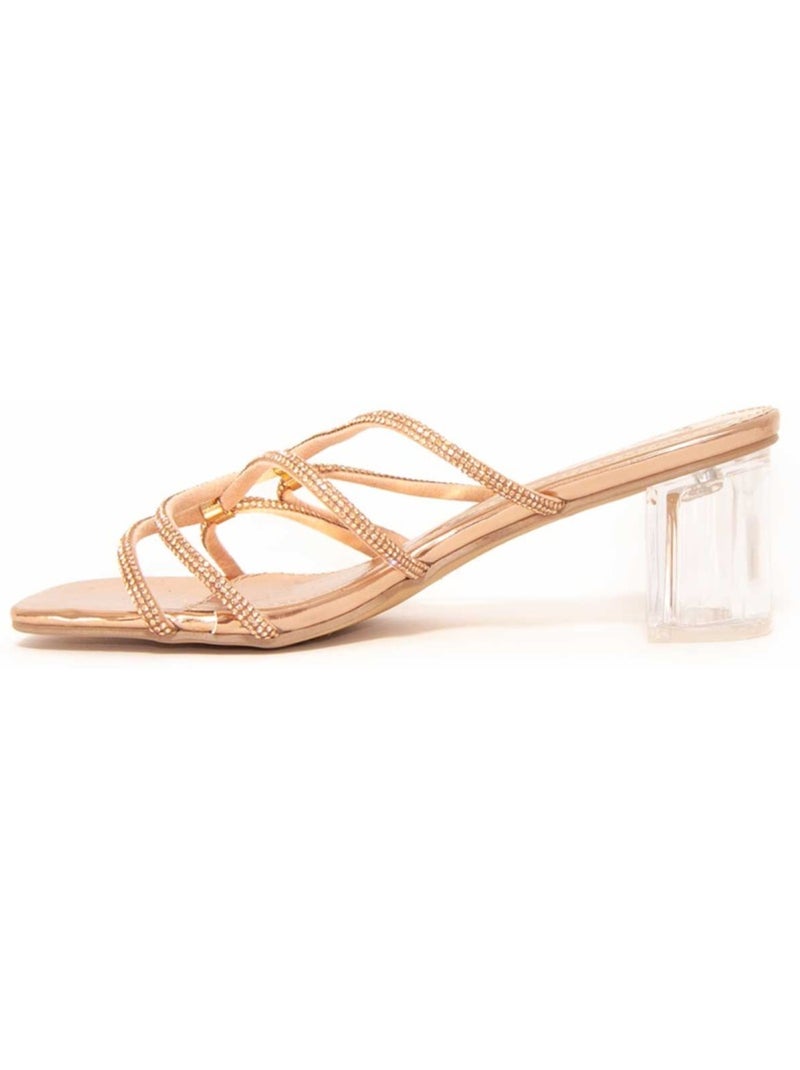 Sandalia Fiesta Sintetico Montevita Bronce - Kiabi